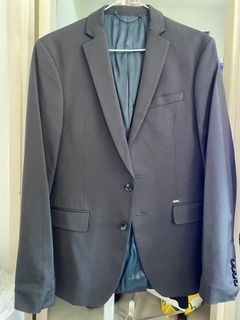 Zara Man 深色西裝外套64230683692547110