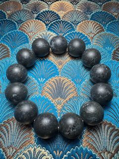 特色籽料和田聚墨青花白肉滿天星16mm手串64231700174723110