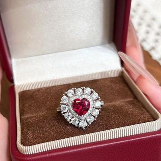 心型18 k金鑽石戒指訂造｜培育寶石介指｜實驗室培育祖母綠寶石托 濠師傅珠寶設計改造｜尖沙咀店｜WTS 62769039 本土工藝｜自設工廠64229340038019110