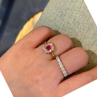 阿斯切型紅寶石18 k金鑽石耳環訂造｜培育寶石戒指｜實驗室培育祖母綠寶石托 濠師傅珠寶設計改造｜尖沙咀店｜WTS 62769039 本土工藝｜自設工廠 * 兩人同行 購滿12000 每人即減50064229340088065110