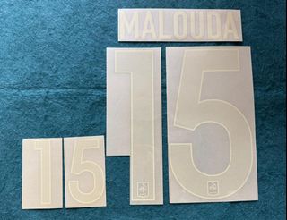 2012年原廠法國主場球衣用金色絨字(球員版) 15號馬路達 (Florent Malouda) 元年產物 非復刻 非再版64227221519107110