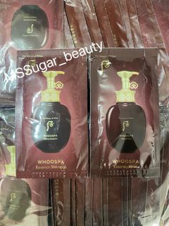(5 packs each, total 10 packs) South Korea đ°đˇ Whoo Spa Imperial Essence Shampoo / Conditioner Essence Shampoo 8ml / Essence Rinse 8ml64225230934146110