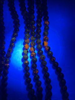 Fire Stone (Black Tourmaline) 6mm Triple Strand, $13 for 2 Strands64223015521921110