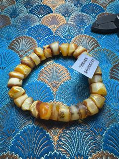 天然蜜蠟原石手串 11.6mm64232046259713110