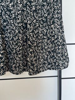 黑色碎花長裙64221970715523110