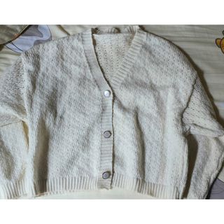 米白色針織外套64223014819075110