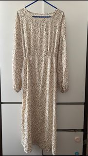 碎花長袖連衣裙64223197881987110