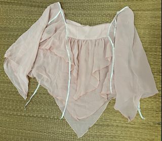 粉色雪紡上衣64225027746563110