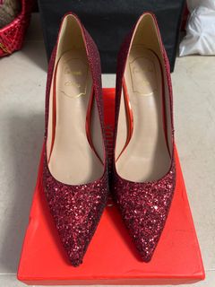 紅色敬酒高踭鞋64226037146753110