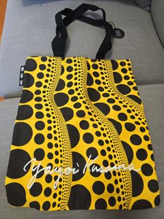 草間彌生黃色圓點手提袋64226037635715110