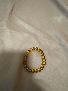 琥珀色圓珠手鍊64226038393089110