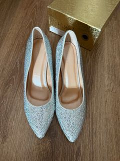 銀色仿鑽高跟鞋64227392695427110