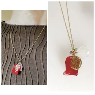 日本直送🇯🇵日本製花鳥玫瑰項鍊64227740692097110