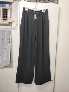 Brand New office pants 黑色闊腿褲64227571178883110