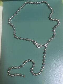 日系銀色圓珠項鍊 （長度任你調）64228236790275110