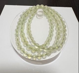 葡萄石多圈水晶手鏈64230510353538110