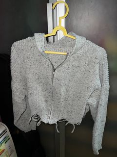 灰色針織外套64232045720321110