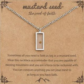 基督教頸鏈 （信心種子）3色選：金/銀/玫瑰金  $68/條64226038539394110