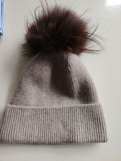 毛線帽 附毛球64221337422210110