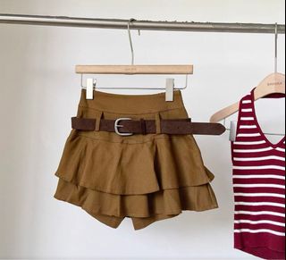 多層蛋糕裙褲 連腰帶64221336501250110