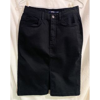 韓國🇰🇷 黑色中長裙64228235841667110