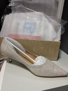 幸福傳承 雪花白 婚鞋64231874525953110