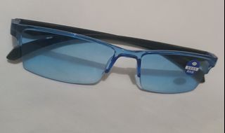 智慧變焦老花鏡 漸進藍色 半框太陽眼鏡64232527658626110