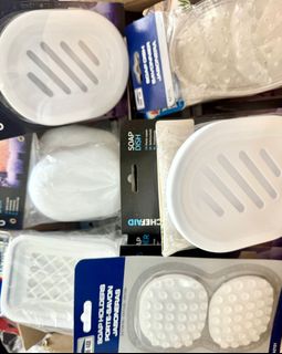 包郵  浴室用品~ 各式各樣沐浴肥皂合及浴缸頭髮隔  任選5款64224724146819110