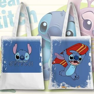 史迪仔 單肩袋 收納袋 雜物袋 旅行袋 stitch 實用袋 多用途袋 環保袋 angel 情侶 公仔 卡通64228236427650110