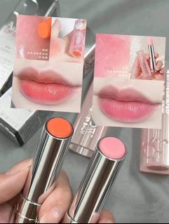 Counter正品现货最后两盒❤️🤤 ［ New Version 🦋DIOR Color Changing Lip Balm ］ 2 colors in stock 💌001-pink 💌004-coral64224420444547110