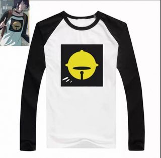 全新 只限自取點取貨 包運費 電鋸人蕾塞同款黑白插肩長袖短袖t恤二次元動漫痛衣 cosplay服裝64223366366723110