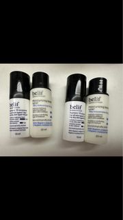 勁平， 全新Belif 皇牌套裝， 一套兩件， 有復活草保濕肌底精華及紫芹26hr潤澤炸彈爽膚水， 售$6564229518459138110