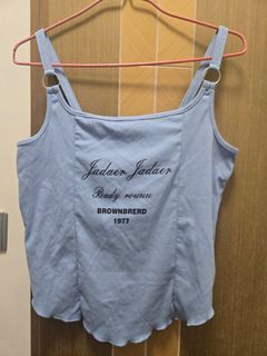 天藍色吊環背心 blue top64229674446082110