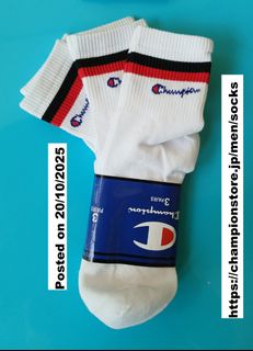美牌 Champion Men's Socks (3 Pairs) (日版)64225602003459110