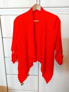 百搭純色雪紡秋涼外套 free size Solid color All-match chiffon autumn coat64224419634689110