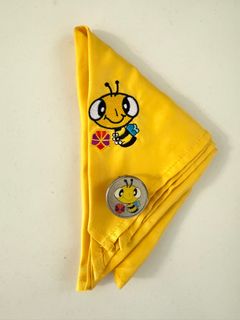 幼稚園快樂小蜜蜂制服領巾扣圍巾扣綠茵英文國際 Happy Bee Kids' Uniform Scout Scarf Greenfield Kindergarten64221546837763110