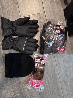 Ski Goggles, Ski Gloves, and Beanie Made in Japan64228974959745110