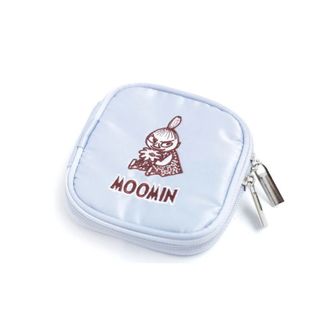 日本 MOOMIN 小肥肥一族 亞美 雜誌附錄 淺藍色帆布 小型 收納袋64226447262593110