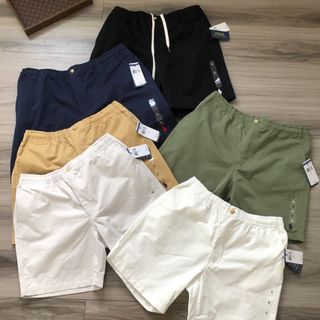 【六色】 Polo Ralph Lauren 小標馬球logo刺繡 男女款休閒鬆緊拉鍊口袋短褲五分褲 Shorts Pants64226229569538110