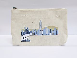絕版國泰航空豪華經濟艙小袋 Vintage Cathay Pacific Premium Economy Class Small Bag 化妝袋 Vanity Bag Pouch Luxury64223015046659110