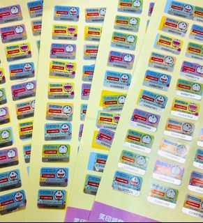 多啦a夢惠康印花 $0.5/1個64228976200705110