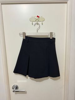 Purchase Korean 🇰🇷 Korean-made 🖤 black suit pleated A-line work short skirt64228595122947110