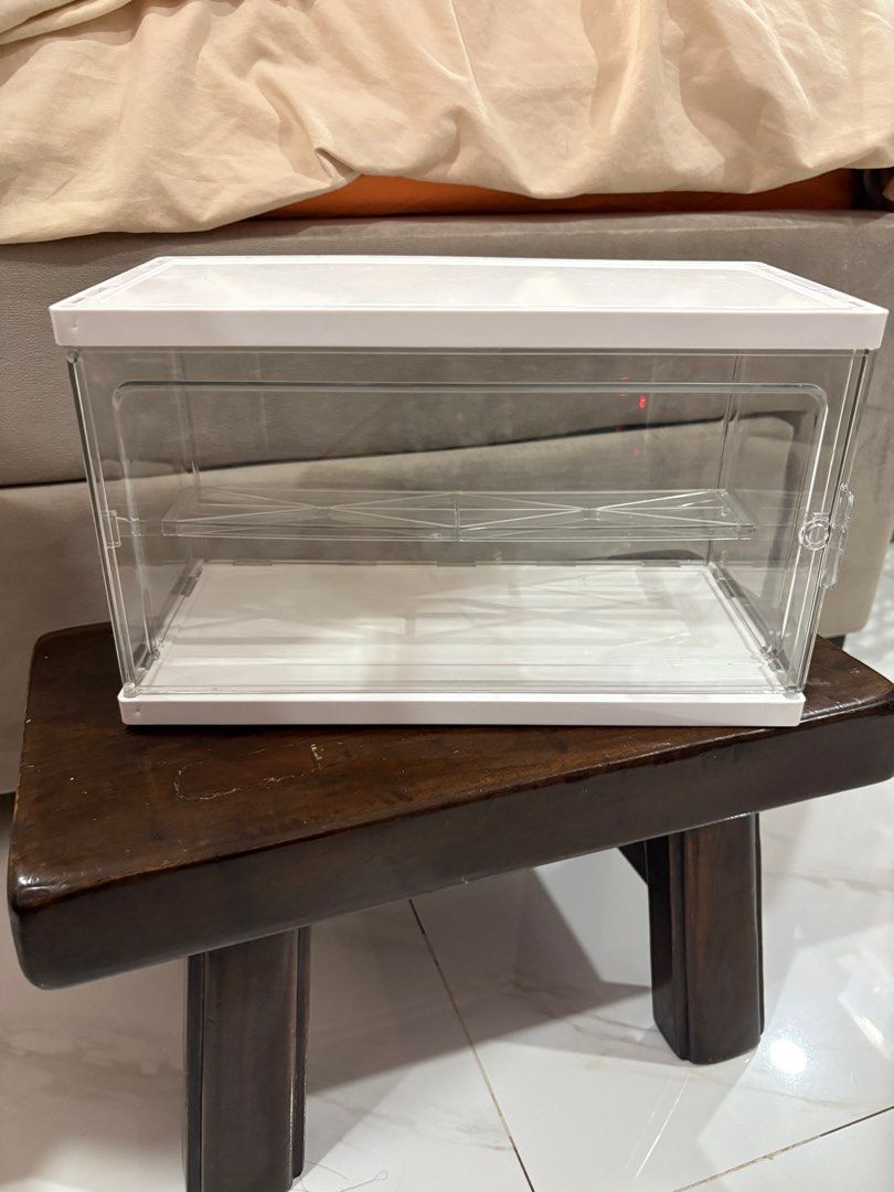 2 Layers Acrylic Toy Display Box Case (Category: Storage Boxes & Baskets) located in Manila. Submitted by summercookie (Listing ID 1399245451, Image 1). Description: Used.