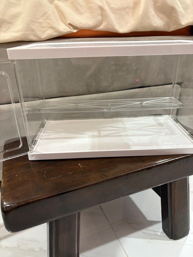 2 Layers Acrylic Toy Display Box Case (Category: Storage Boxes & Baskets) located in Manila. Submitted by summercookie (Listing ID 1399245451, Image 2). Description: Used.