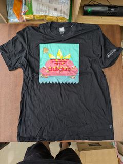 Adidas 黑色印花短袖上衣64224280737537110