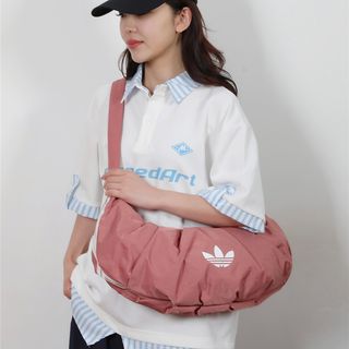 🌟品質保障🌟Adidas 阿迪達斯三葉草女士質感復古單肩包羊角包大容量雲朵餃子包時尚百搭休閒斜挎包手拎包64225028703619110