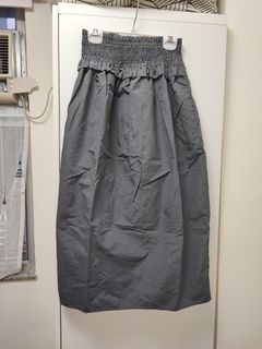 AILEENCIKO 灰色鬆緊腰長裙64227571185666110