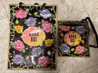 Anna Sui 玫瑰花禮品袋（中及細size 一套）64223365387778110