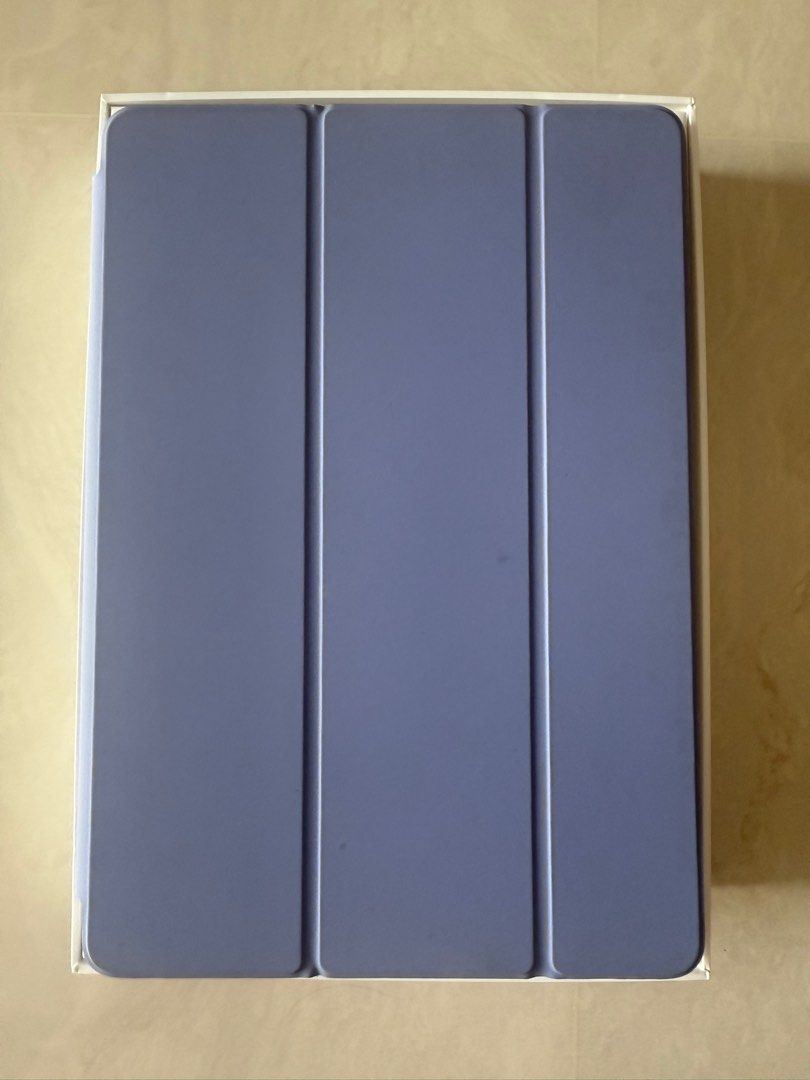 (Category: iPad) located in Singapore. Submitted by gkl00 (Listing ID 1399360409, Image 3). Description: - Excellent Apple iPad C/W Smart Cover in Lavender - Folds into a stand for typing and viewing - Includes original box .