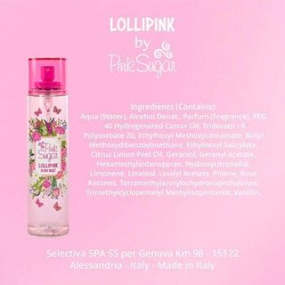 Aquolina Ladies Pink Sugar Lollipink Body Mist 8 oz ** 限時預訂優惠 Time-Limited Pre-Order Offer ** [Niche小眾沙龍香水] [全網最齊全] [Pre-Order外國預訂]64226815374339110